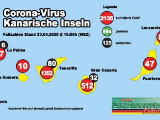 200423 1500 Corona Virus Kanarische Inseln Karte