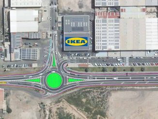 neue Verkehrsfuehrung IKEA